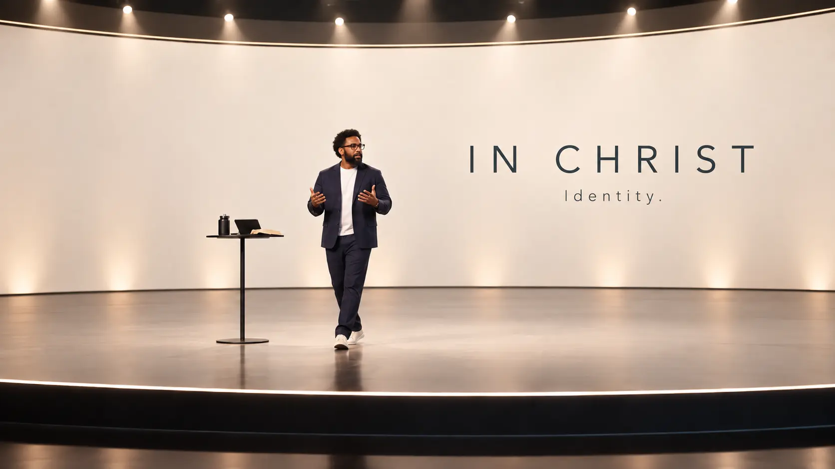 Identity in Christ on the SonTalk stage